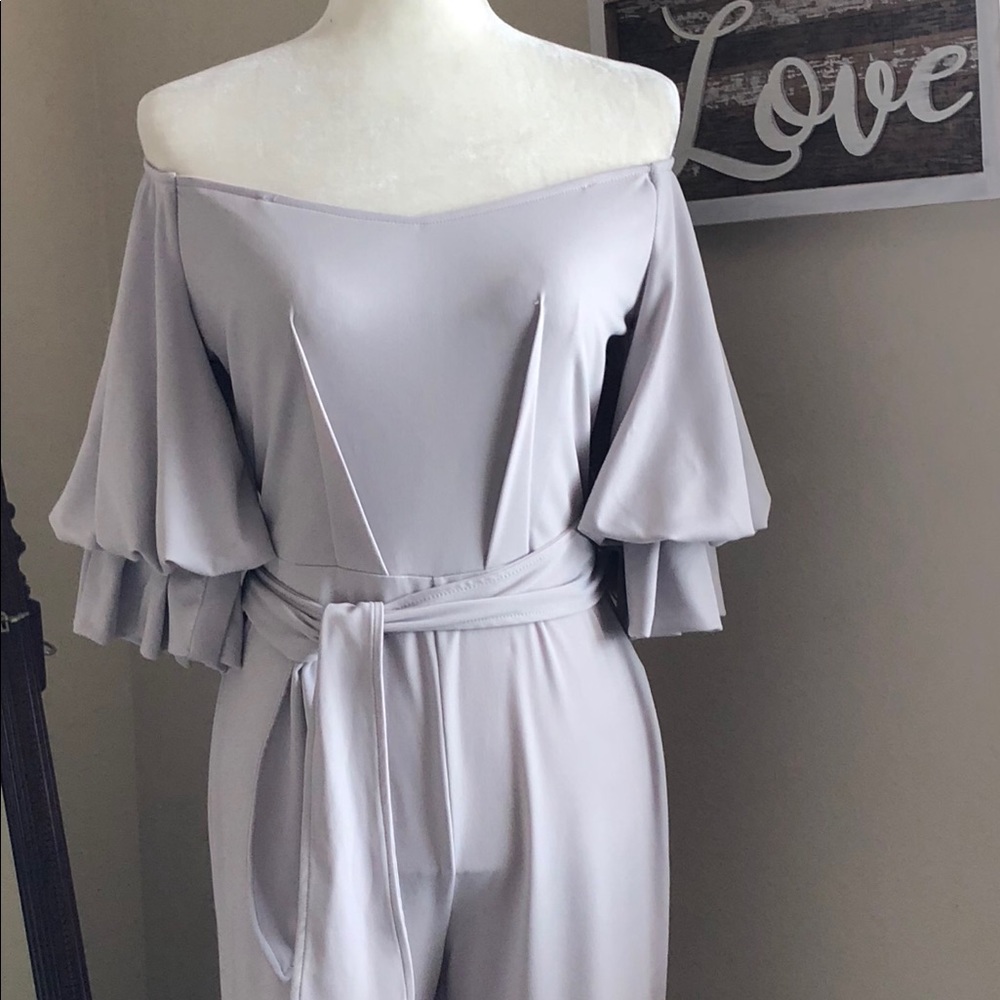 Off the Shoulder Jumpsuit - Picture 7 of 7